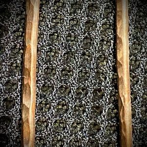 Rose gold dangle earrings